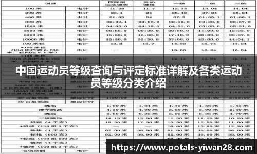 中国运动员等级查询与评定标准详解及各类运动员等级分类介绍