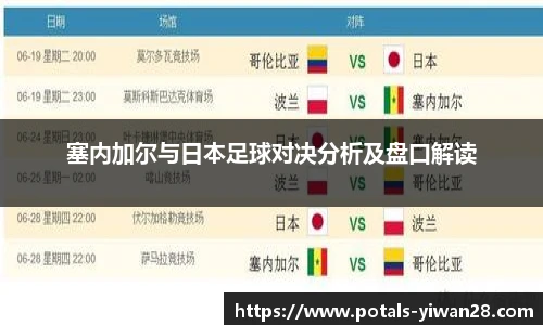 塞内加尔与日本足球对决分析及盘口解读